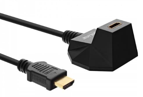 InLine 1m HDMI - HDMI, 1 m, HDMI Type A (Standard), HDMI Type A (Standard), 4096 x 2160 piksler, 3D, Sort