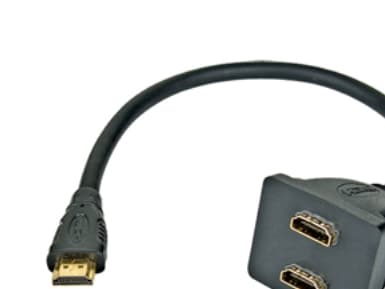 TDCZ kphdma-6, 0,3 m, HDMI Type A (Standard), 2 x HDMI Type A (Standard), Svart