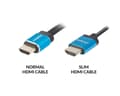 Miniatyrbilde 4 av 4: HDMI Kabel V2.0 4K SLIM (0.5 Meter)