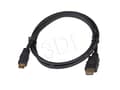 Miniatyrbild 5 av 5: Akyga - HDMI-kabel med Ethernet - HDMI hane till 19 pin mini HDMI Type C hane - 1 m - svart
