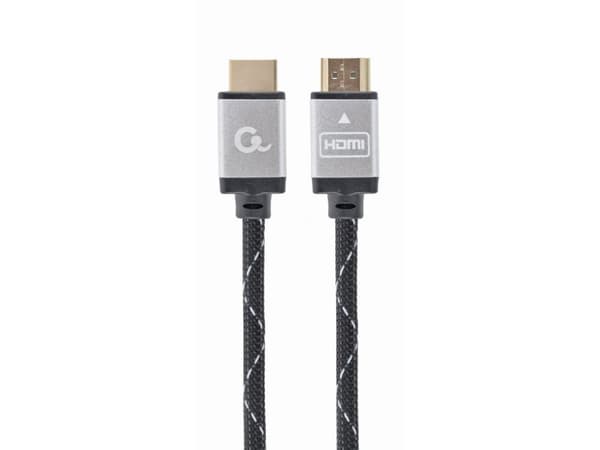 Cablexpert Select Plus Series - High Speed - HDMI-kabel med Ethernet - HDMI hann til HDMI hann - 2 m - skjermet - 4K-støtte
