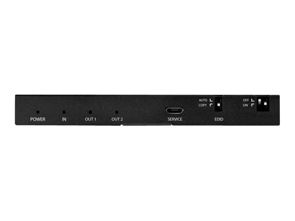 StarTech.com 2-Port HDMI Splitter (1x2), 4K 60Hz UHD HDMI 2.0 Audio Video Splitter w/ Scaler & Audio Extractor (3.5mm/SPDIF), Dual HDMI Splitter (1-I