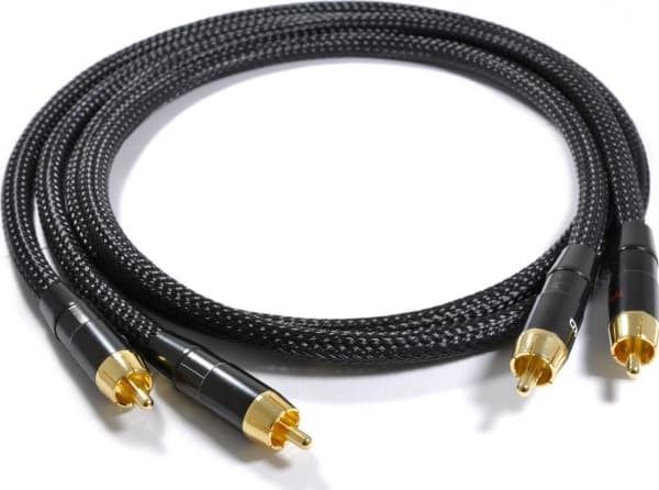 Melodika kaapeli RCA (Cinch) x2 - RCA (Cinch) x2 2m musta