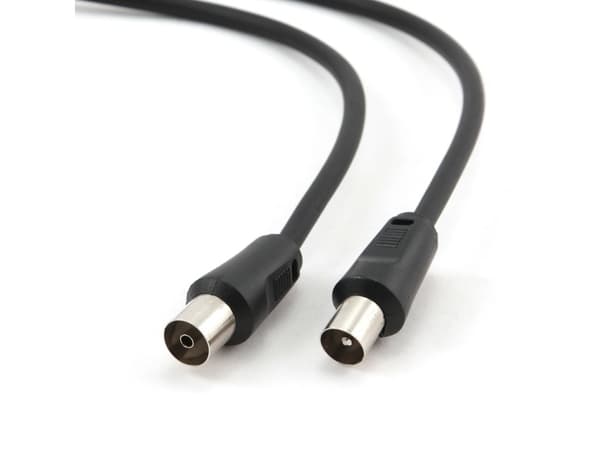 Gembird CCV-515 - RF-kabel - IEC-kobling hunn til IEC-kobling hann - 1.8 m - svart