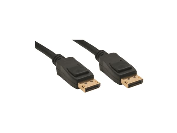 M-CAB - DisplayPort-kabel - DisplayPort (hann) til DisplayPort (hann) - 1 m - låst - svart