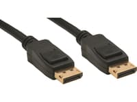 M-CAB - DisplayPort-kabel - DisplayPort (hann) til DisplayPort (hann) - 1 m - låst - svart