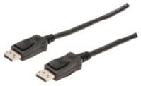M-CAB - DisplayPort-kabel - DisplayPort (hann) til DisplayPort (hann) - 1 m - låst - svart