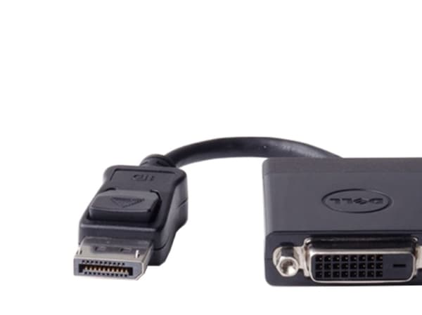 Dell DisplayPort to DVI Single-Link Adapter - Videokonverterare - DisplayPort - DVI