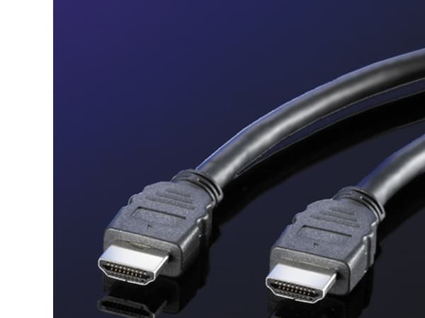 Roline HDMI Tilslutningskabel HDMI-A-stik, HDMI-A-stik 10.00 m Sort 11.04.5547 Standard HDMI HDMI-kabel
