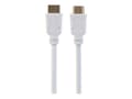 Miniatyrbilde 3 av 5: Cablexpert CC-HDMI4-W-10 - HDMI-kabel med Ethernet - HDMI hann til HDMI hann - 3 m - skjermet - hvit