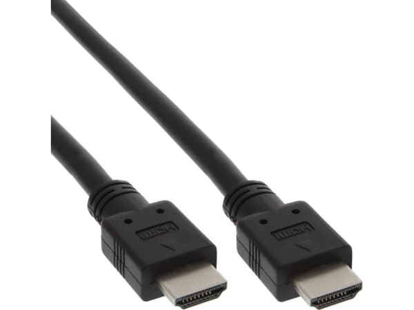 InLine 4043718064519, 3 m, HDMI-tyyppi A (vakio), HDMI-tyyppi A (vakio), Musta