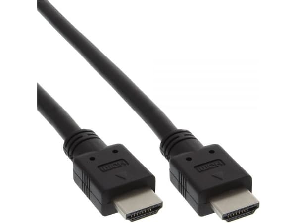 InLine 0,5 m HDMI-HDMI, 0,5 m, HDMI Type A (Standard), HDMI Type A (Standard), 5 Gbit/sek., Sort
