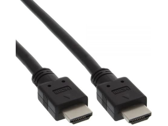 InLine 0,5 m HDMI-HDMI, 0,5 m, HDMI Type A (Standard), HDMI Type A (Standard), 5 Gbit/sek., Sort