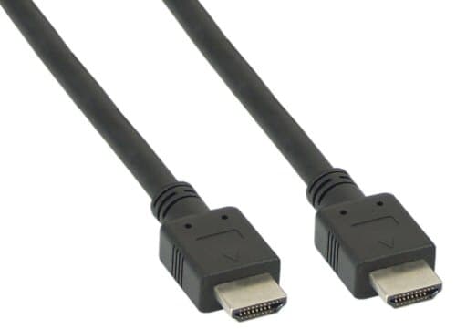 InLine 17601E, 1 m, HDMI Type A (Standard), HDMI Type A (Standard), 5 Gbit/sek., Sort
