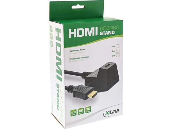 InLine 17535S, 5 m, HDMI-tyyppi A (vakio), HDMI-tyyppi A (vakio), Musta
