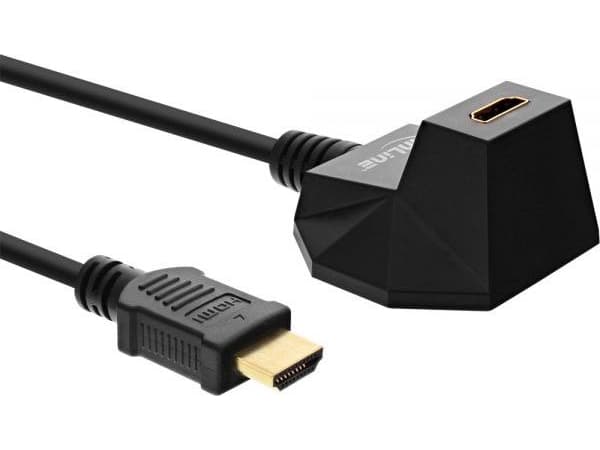 InLine 17535S, 5 m, HDMI-tyyppi A (vakio), HDMI-tyyppi A (vakio), Musta