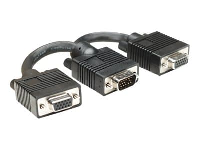 Manhattan 304559, 0,015 m, VGA (D-Sub), 2 x VGA (D-Sub), Hankjønn, Hunkjønn, Sort
