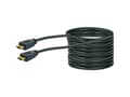 Miniatyrbild 1 av 5: Schwaiger HDM150 013, 15 m, HDMI Typ A (standard), HDMI Typ A (standard), 3D kompatibilitet, 10,2 Gbit/s, Svart, Guld