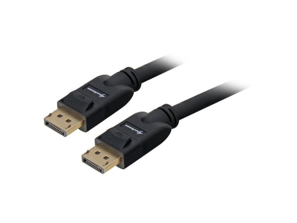 Kabel Displayport 1.3 (hann > hann) 4K (svart, 2 meter)
