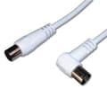 Pikkukuva 1 / 3: PremiumCord TV M/F 90, 75 Ohm, 2m, 2 m, IEC, IEC, Valkoinen