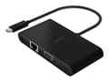 Miniatyrbilde 2 av 5: Belkin - Multimedie- og ladeadapter - USB-C - VGA, HDMI - 1GbE