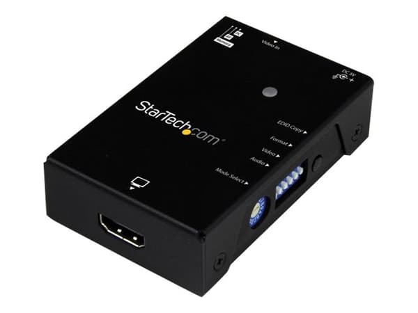 StarTech.com EDID Emulator for HDMI Displays - Copy Extended Display Identification Data - 1080p (VSEDIDHD) - EDID-leser/skriver - HDMI - svart