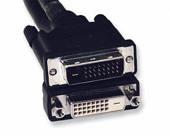 TDCZ KPDVIMF5, 5 m, DVI-D, DVI-D, svart, guld, hane/kvinna