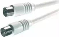 Vivanco 43905, 15 m, Coaxial, Koaksial, Hvit, 75 O, 5 stykker