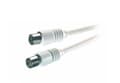 Miniatyrbilde 1 av 2: Vivanco 43905, 15 m, Coaxial, Koaksial, Hvit, 75 O, 5 stykker