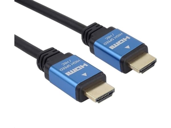 PREMIUMCORD HDMI cable - Ultra HDTV, 2m (kovové, zlacené connectors)