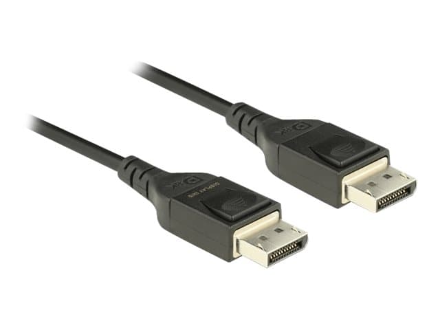 DeLOCK - DisplayPort-kabel - DisplayPort (hane) till DisplayPort (hane) - DisplayPort 1.4 - 40 m - aktiv, stöd för 8K - svart