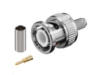 Microconnect BNC, BNC, Ruostumaton teräs, Metalli, 10 g, 1 kpl, 158 mm