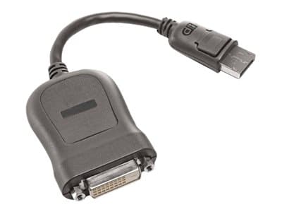 Lenovo - DisplayPort-adapter - DisplayPort (hann) til DVI-D (hunn) - 20 cm
