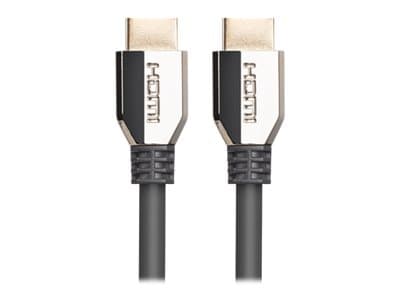Lanberg - Ultra High Speed - HDMI-kabel - HDMI hann til HDMI hann - 50 cm - svart - 5K 120Hz støtte, 4K 240Hz støtte, 8K 60Hz støtte