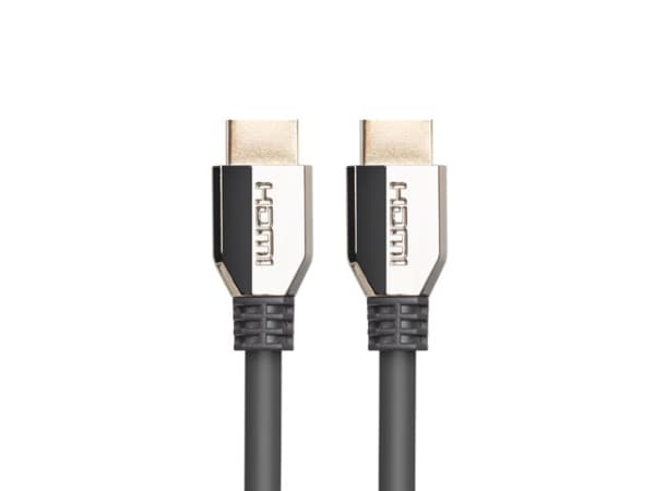 Lanberg - Ultra High Speed - HDMI-kabel - HDMI hann til HDMI hann - 50 cm - svart - 5K 120Hz støtte, 4K 240Hz støtte, 8K 60Hz støtte