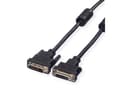 Miniatyrbild 4 av 5: Value DVI (24+1) Dual Link M/F 5 m, 5 m, DVI-D, DVI-D, Hankoppling, Honkoppling, Svart