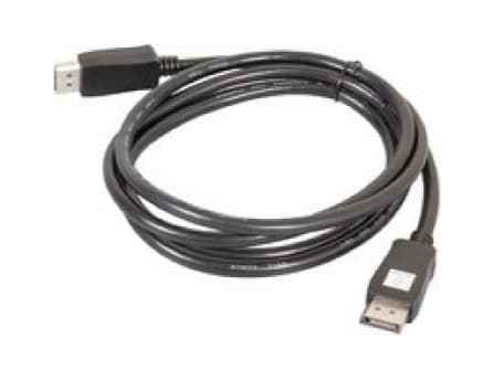 HP 729896-001, DisplayPort, DisplayPort, Hankjønn, Hankjønn, Svart