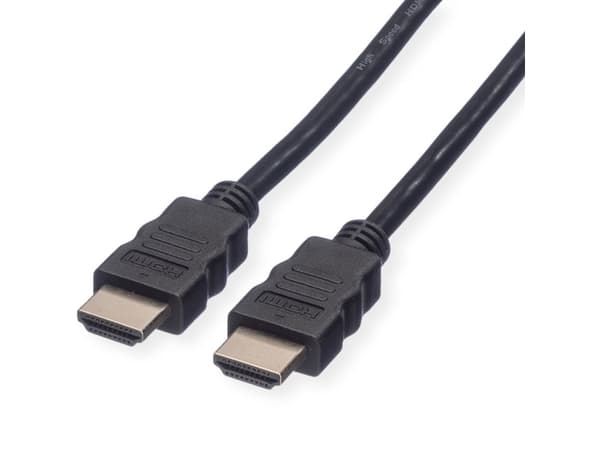ROLINE 11.04.5542, 2 m, HDMI-tyyppi A (vakio), HDMI-tyyppi A (vakio), 3D, Äänen paluukanava (ARC), Musta