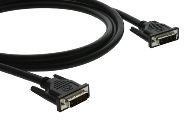 Kramer CLS-DM/DM Series CLS-DM/DM-10 - DVI-kabel - dobbeltlenke - DVI-D (hann) til DVI-D (hann) - 3 m - formstøpt, tommelskruer