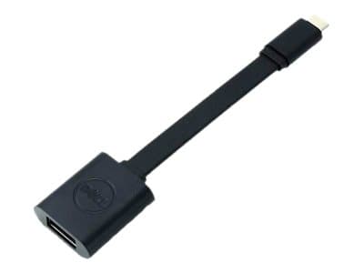 Dell - USB-adapter - 24 pin USB-C (hane) till USB typ A (hona) - USB 3.0 - 13.2 cm - svart - för Latitude 5285 2-in-1, 5289 2-In-1, 7389 2-in-1; Opti