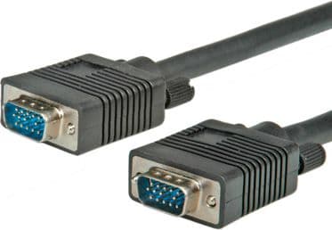 ROLINE 11.04.5210, 10 m, VGA (D-Sub), VGA (D-Sub), Hankjønn, Hankjønn, Sort