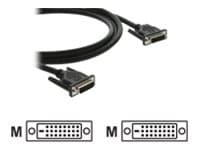 Kramer C-DM/DM Series C-DM/DM-50 - DVI-kabel - dobbeltlenke - DVI-D (hann) til DVI-D (hann) - 15 m - formstøpt