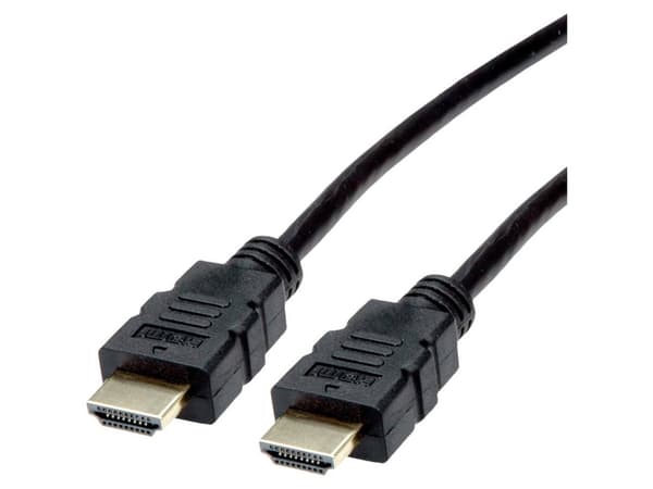 ROLINE 11.04.5934, 5 m, HDMI-tyyppi A (vakio), HDMI-tyyppi A (vakio), 3D, Äänen paluukanava (ARC), Musta