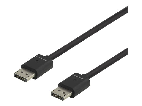 DELTACO GAMING - DisplayPort-kabel - DisplayPort hann til DisplayPort hann - 2 m - svart - 8K-støtte