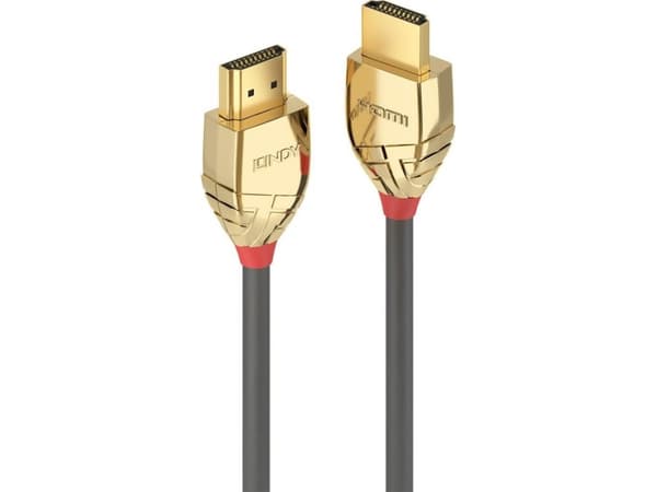 Lindy 37603, 3 m, HDMI-tyyppi A (vakio), HDMI-tyyppi A (vakio), 48 Gbit/s, Harmaa