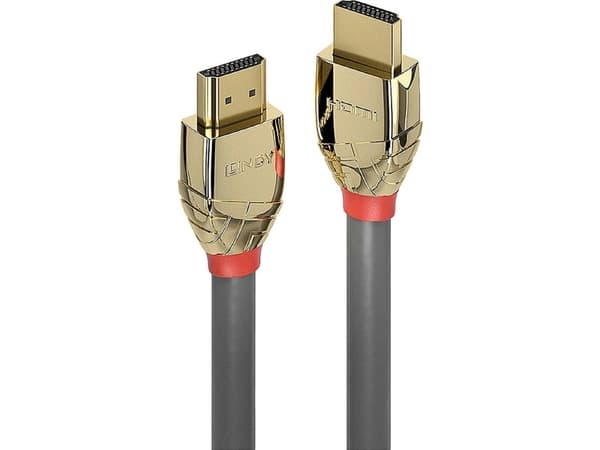 Lindy 37603, 3 m, HDMI-tyyppi A (vakio), HDMI-tyyppi A (vakio), 48 Gbit/s, Harmaa