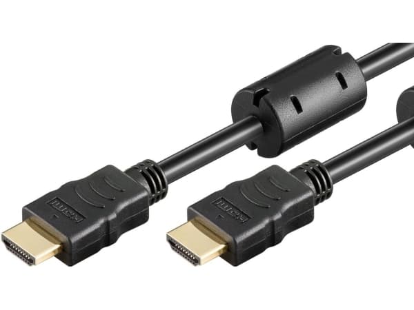 Goobay 2m HDMI, 2m, HDMI Type A (Standard), HDMI Type A (Standard), Svart