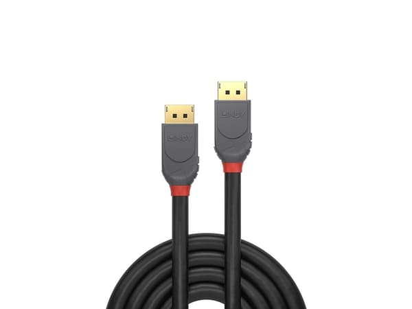 Lindy 36485, 7,5 m, DisplayPort, DisplayPort, Hankjønn, Hankjønn, 4096 x 2160 piksler