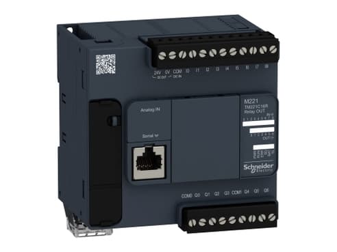 Schneider Electric TM221C16R, IP20, 50 - 60 hz, -10 - 55 ° C, -25 - 70 ° C, 95 mm, 70 mm