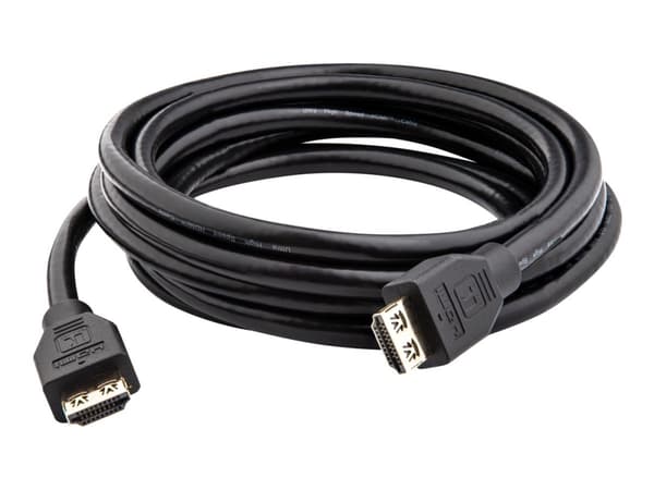 Kramer C-HMU-9 - Ultra High Speed - HDMI-kabel med Ethernet - HDMI hane låst till HDMI hane låst - 2.7 m - trippelskärmad - svart - 8K60Hz stöd